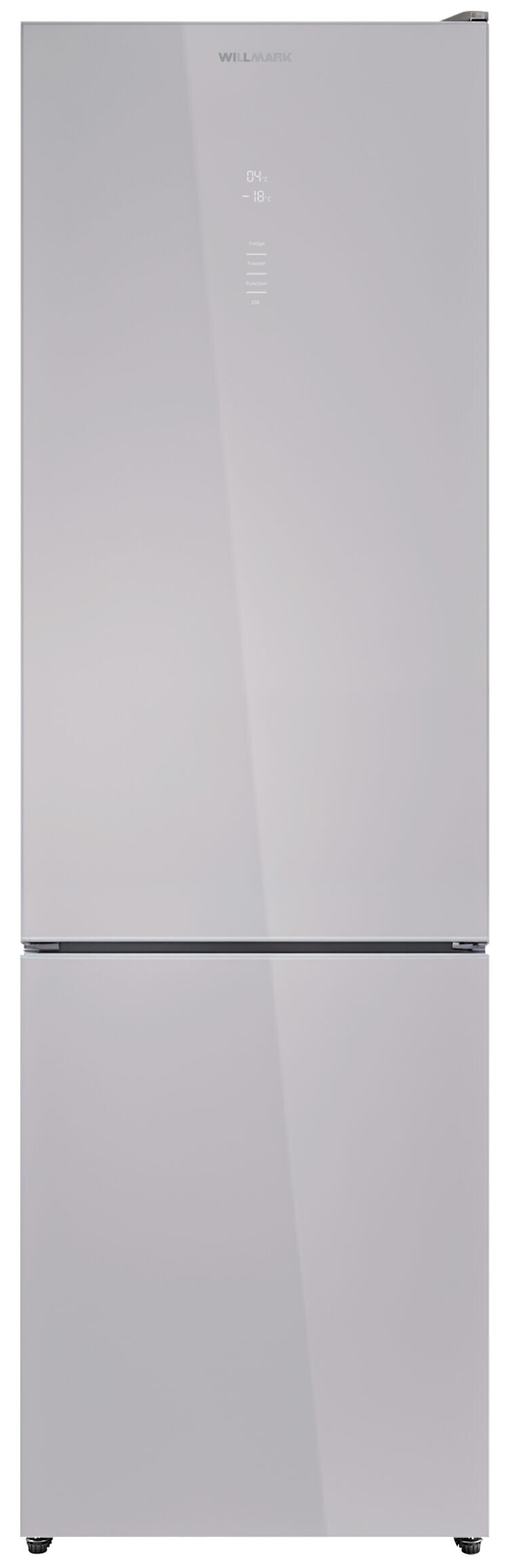 Холодильник WILLMARK RFN-582DIGG INVENTER серый, 410/384/277/107л, A++, 595*635*2000мм
